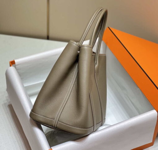 Replica Hermes Gray Togo Medium Garden Party 36cm Bag H239057 3