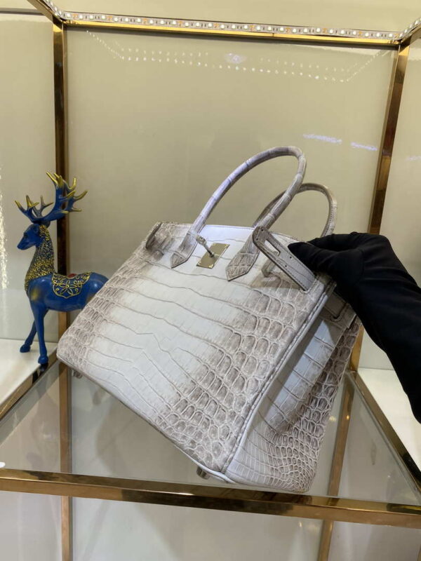 Replica Hermes Birkin Designer Tote Bag Himalaya Crocodile Leather H99820 4