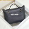 Replica Hermes Kelly 2424 Leather 29cm H230268 Black Shoulder bag