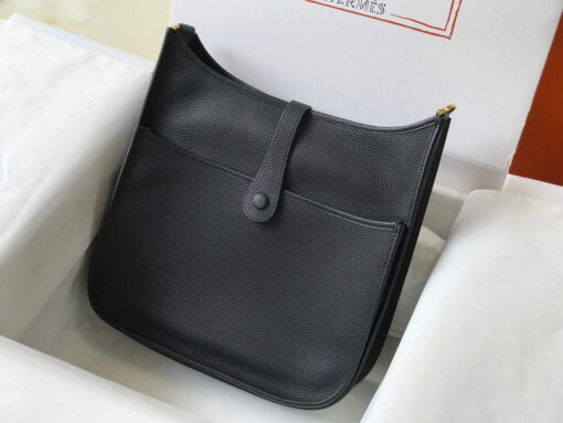Replica Hermes Evelyne III 29 bag Designer Hermes Shoulder Bag Black 3