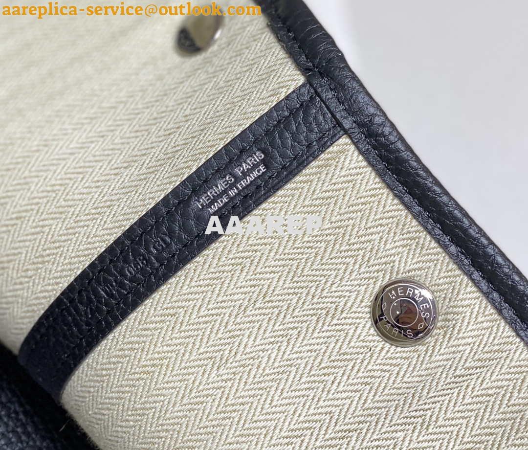 Replica Hermes Beige Canvas Garden Party 30cm Bag H239050 6 Replica Hermes Beige Canvas Garden Party 30cm Bag H239050 6