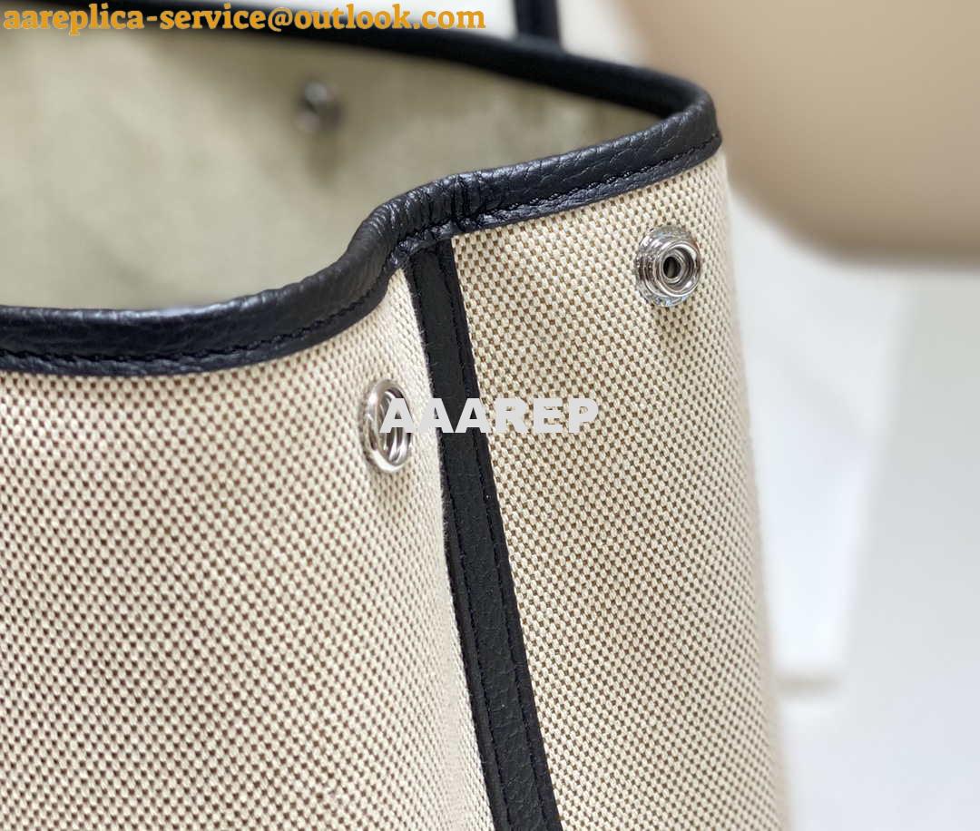 Replica Hermes Beige Canvas Garden Party 30cm Bag H239050 7 Replica Hermes Beige Canvas Garden Party 30cm Bag H239050 7