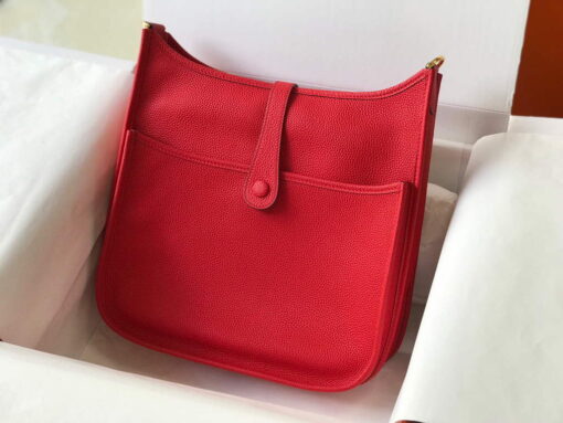 Replica Hermes Evelyne III 29 bag Designer Hermes Shoulder Bag 203869 Red 4