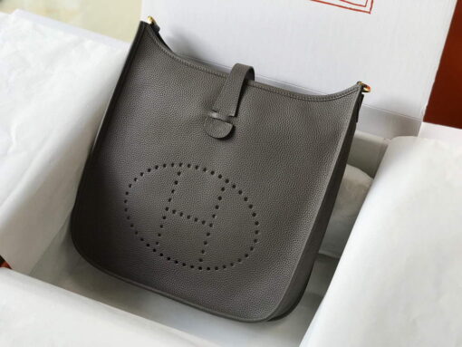 Replica Hermes Evelyne III 29 bag Designer Hermes Shoulder Bag 203870 Dark Grey 4