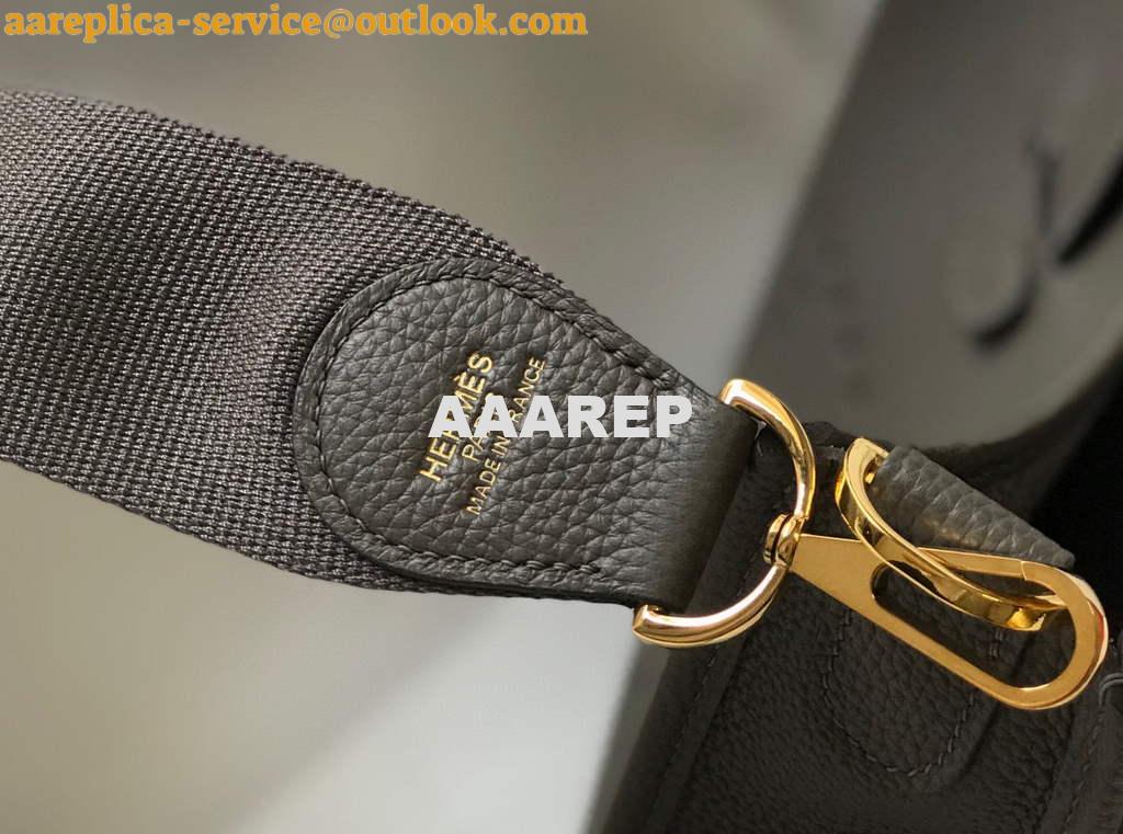 Replica Hermes Evelyne III 29 bag Designer Hermes Shoulder Bag 203870 Dark Grey 5 Replica Hermes Evelyne III 29 bag Designer Hermes Shoulder Bag 203870 Dark Grey 5