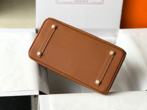 Replica Hermes Birkin Designer Tote Bag Epsom Leather 28356 Brown 7