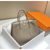 Replica Hermes Gray Clemence Garden Party 30cm Bag H239044