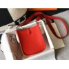 Replica Hermes Evelyne Bag Designer Hermes Mini Crossbody Real Bag 20432 Red