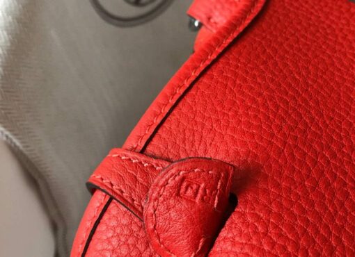 Replica Hermes Evelyne Bag Designer Hermes Mini Crossbody Real Bag 20432 Red 5