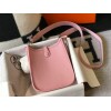 Replica Hermes Evelyne Bag Designer Hermes Mini Crossbody Real Bag 20430 Pink