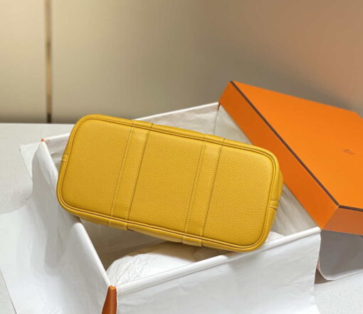 Replica Hermes Yellow Clemence Garden Party 30cm Bag H239041 3