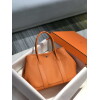 Replica Hermes Orange Clemence Garden Party 30cm Bag H239039