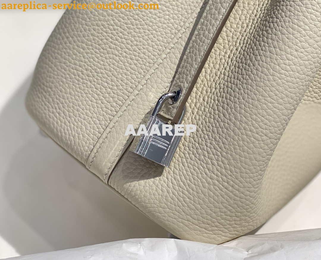 Replica Hermes H056289 Picotin Lock 18 22 Bag H330013 Silver 2 Replica Hermes H056289 Picotin Lock 18 22 Bag H330013 Silver 2