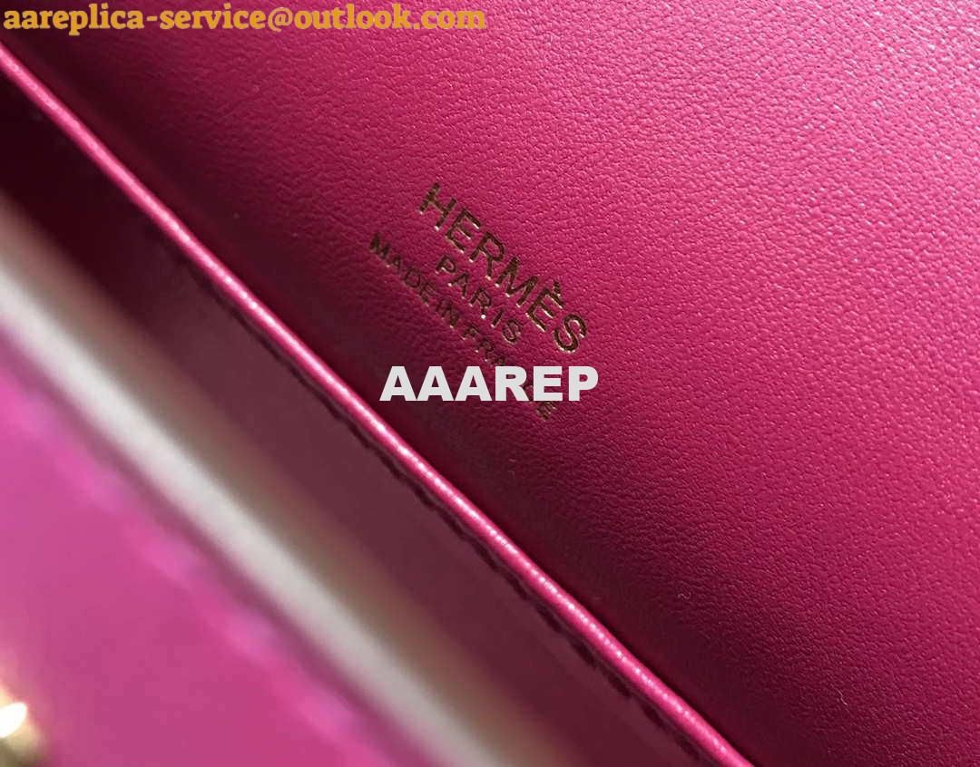 Replica Hermes Kelly Pouchette Swift Leather clutch bag Gold H230275 7 Replica Hermes Kelly Pouchette Swift Leather clutch bag Gold H230275 7