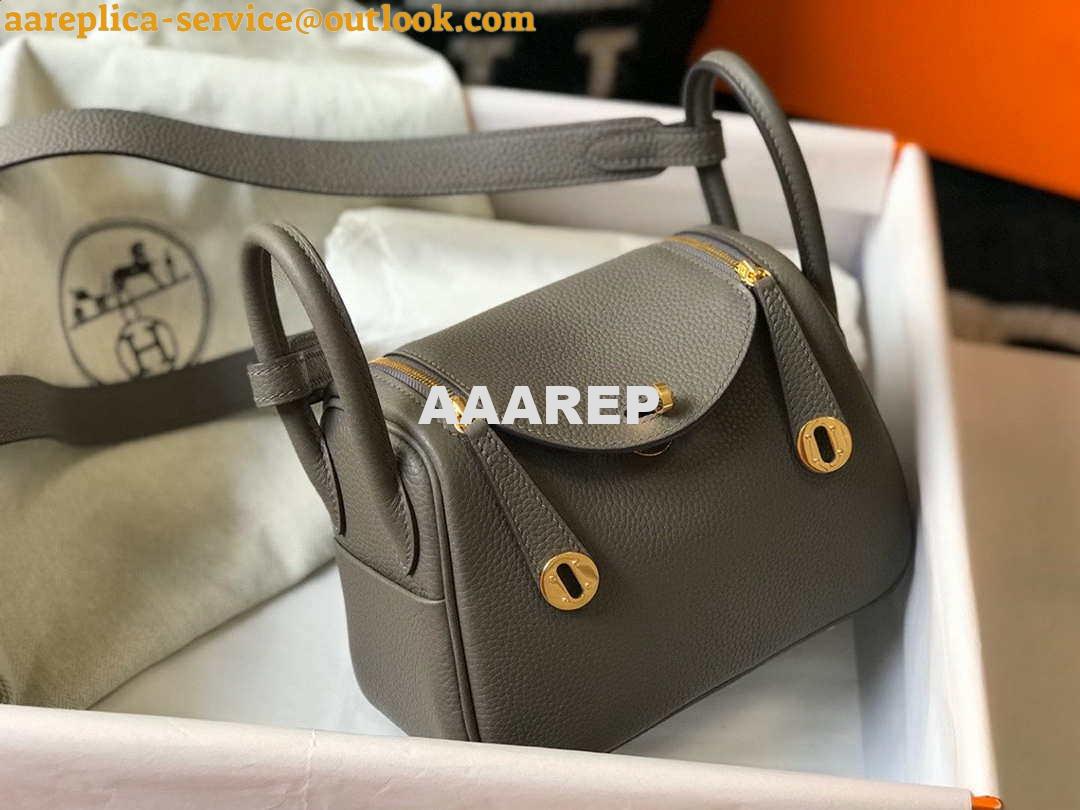 Replica Hermes H079086CK18 Lindy Mini Bag 19cm Semi-manual H231907 2 Replica Hermes H079086CK18 Lindy Mini Bag 19cm Semi-manual H231907 2