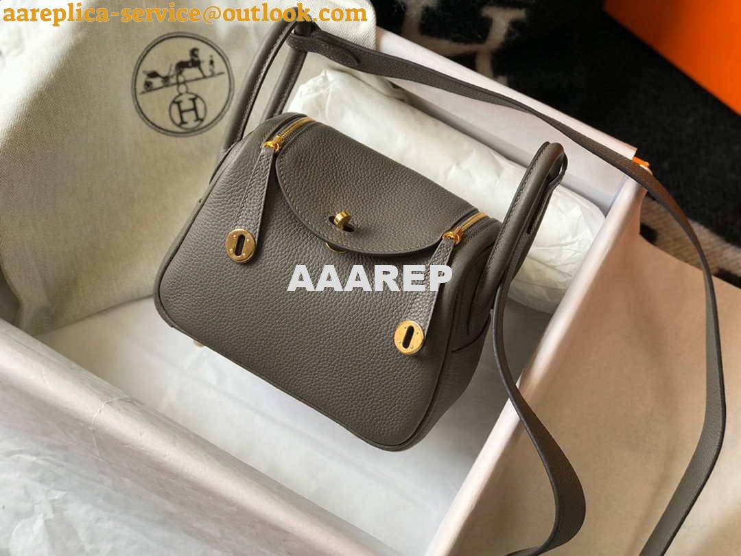 Replica Hermes H079086CK18 Lindy Mini Bag 19cm Semi-manual H231907 3 Replica Hermes H079086CK18 Lindy Mini Bag 19cm Semi-manual H231907 3