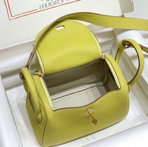 Replica Hermes H079086CK18 Lindy Mini Bag 19cm Semi-manual H231900 7