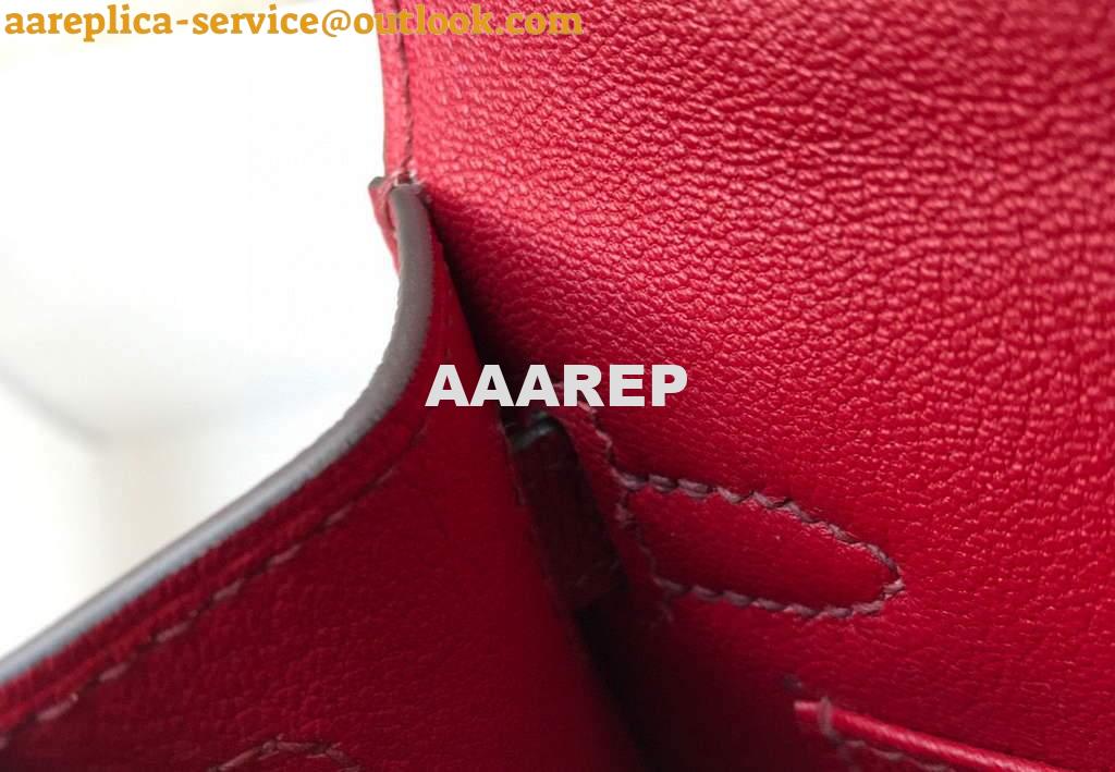 Replica Hermes Kelly Bag Hermes 19CM Epsom Shoulder Mini Bag Wine red 20462 7 Replica Hermes Kelly Bag Hermes 19CM Epsom Shoulder Mini Bag Wine red 20462 7