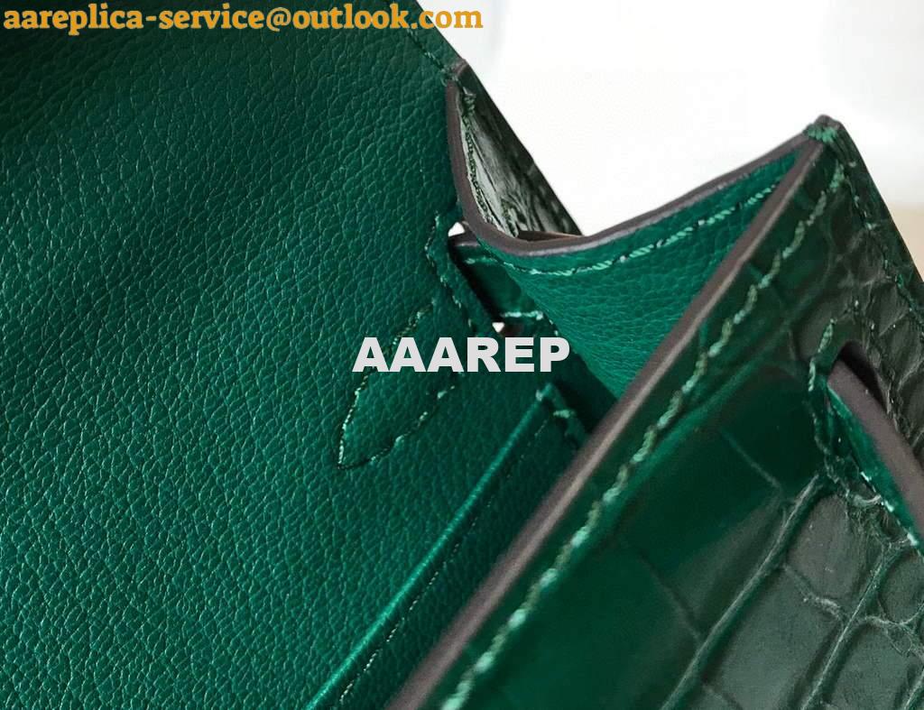 Replica Hermes Kelly Bag Designer Hermes 19CM Shoulder Mini Bag Green 20452 6 Replica Hermes Kelly Bag Designer Hermes 19CM Shoulder Mini Bag Green 20452 6