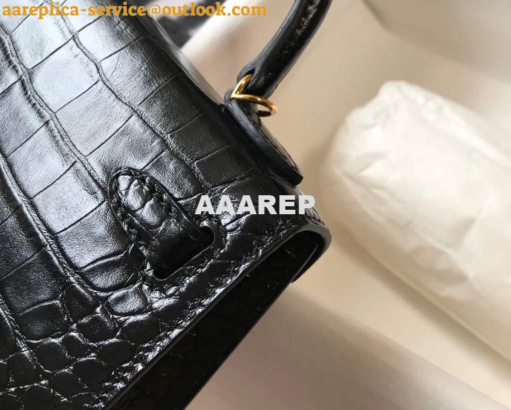 Replica Hermes Kelly Bag Designer Hermes 19CM Shoulder Mini Bag Black 20450 6 Replica Hermes Kelly Bag Designer Hermes 19CM Shoulder Mini Bag Black 20450 6
