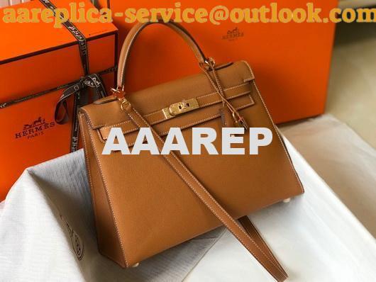 Replica Hermes Sellier Kelly 28cm of Epsom Leather Bag 20335 Tan 2 Replica Hermes Sellier Kelly 28cm of Epsom Leather Bag 20335 Tan 2