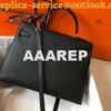 Replica Hermes Sellier Kelly 28cm of Epsom Leather Bag 20331 Gray 9