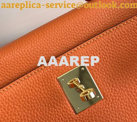 Replica Hermes Kelly Danse 20313 Designer Tote Shoulder Strap Bag Orange 4 Replica Hermes Kelly Danse 20313 Designer Tote Shoulder Strap Bag Orange 4