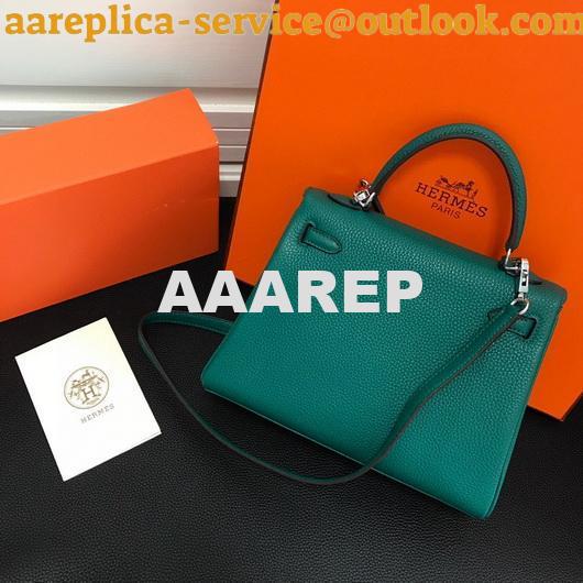 Replica Hermes Kelly Danse 20312 Designer Tote Shoulder Strap Bag Dark Green 2 Replica Hermes Kelly Danse 20312 Designer Tote Shoulder Strap Bag Dark Green 2