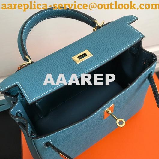 Replica Hermes Kelly Danse 20310 Designer Tote Shoulder Strap Bag Blue 5 Replica Hermes Kelly Danse 20310 Designer Tote Shoulder Strap Bag Blue 5