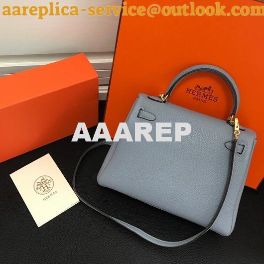 Replica Hermes Kelly Danse 20309 Designer Tote Shoulder Strap Bag Lake Blue 2 Replica Hermes Kelly Danse 20309 Designer Tote Shoulder Strap Bag Lake Blue 2