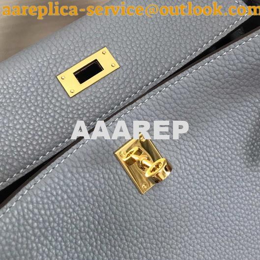 Replica Hermes Kelly Danse 20309 Designer Tote Shoulder Strap Bag Lake Blue 4 Replica Hermes Kelly Danse 20309 Designer Tote Shoulder Strap Bag Lake Blue 4