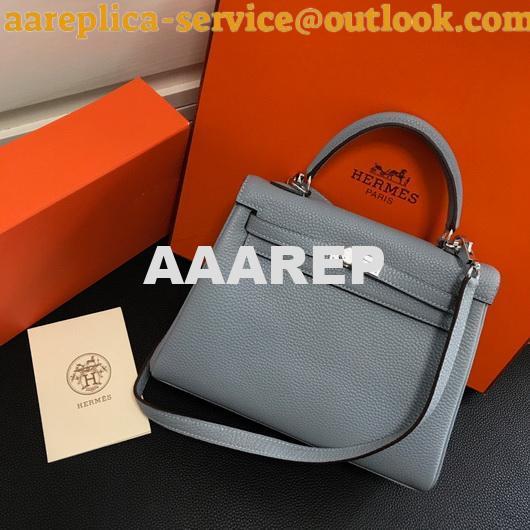 Replica Hermes Kelly Danse 20309 Designer Tote Shoulder Strap Bag Lake Blue 8 Replica Hermes Kelly Danse 20309 Designer Tote Shoulder Strap Bag Lake Blue 8