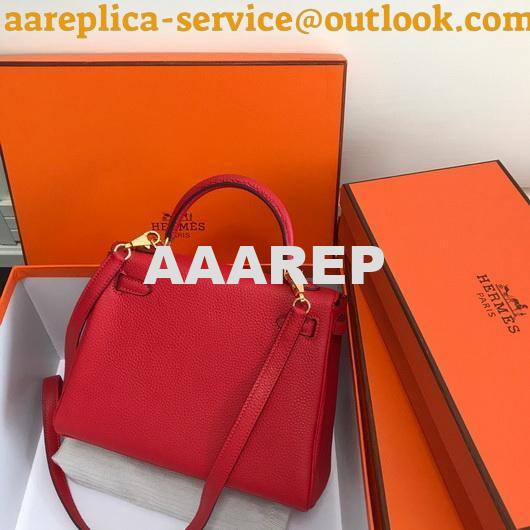 Replica Hermes Kelly Danse 20307 Designer Tote Shoulder Strap Bag Red 3 Replica Hermes Kelly Danse 20307 Designer Tote Shoulder Strap Bag Red 3
