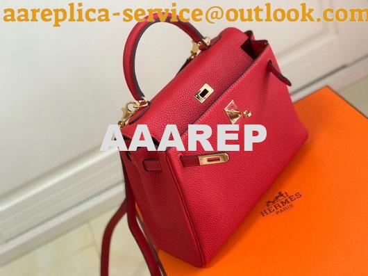 Replica Hermes Kelly Danse 20307 Designer Tote Shoulder Strap Bag Red 4 Replica Hermes Kelly Danse 20307 Designer Tote Shoulder Strap Bag Red 4