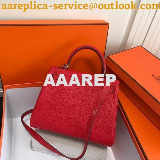 Replica Hermes Kelly Danse 20307 Designer Tote Shoulder Strap Bag Red 7 Replica Hermes Kelly Danse 20307 Designer Tote Shoulder Strap Bag Red 7
