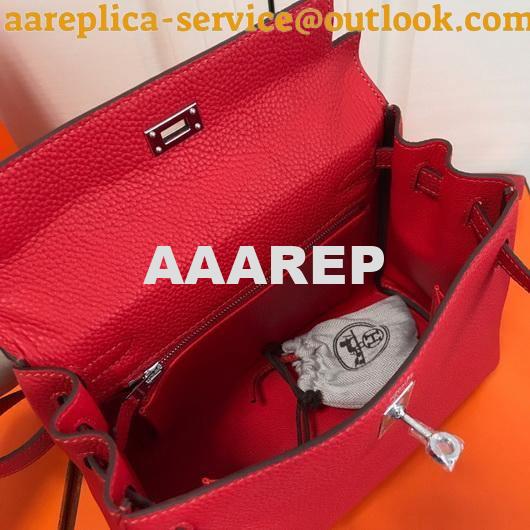Replica Hermes Kelly Danse 20307 Designer Tote Shoulder Strap Bag Red 11 Replica Hermes Kelly Danse 20307 Designer Tote Shoulder Strap Bag Red 11