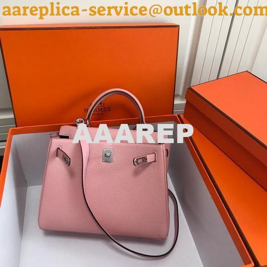 Replica Hermes Kelly Danse 20306 Designer Tote Shoulder Strap Bag Pink 6 Replica Hermes Kelly Danse 20306 Designer Tote Shoulder Strap Bag Pink 6
