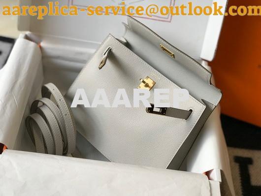 Replica Hermes Kelly Danse 22cm Leather Bag 20360 Gray 4 Replica Hermes Kelly Danse 22cm Leather Bag 20360 Gray 4