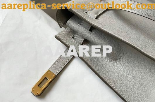 Replica Hermes Kelly Danse 22cm Leather Bag 20360 Gray 7 Replica Hermes Kelly Danse 22cm Leather Bag 20360 Gray 7