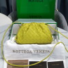 Replica BV 585852 Bottega Veneta Mini Pouch intrecciato leather clutch with strap Pink 10