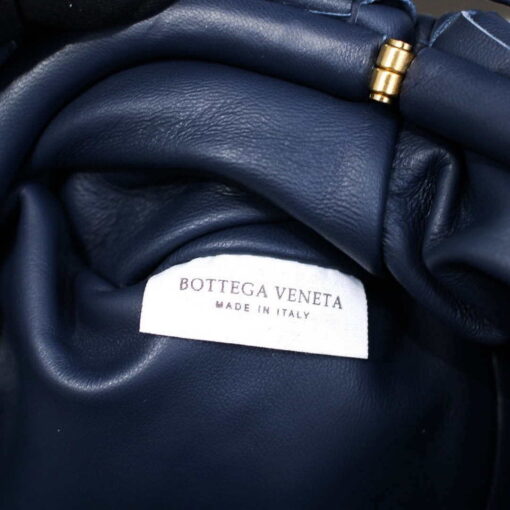 Replica BV 585852 Bottega Veneta Mini Pouch intrecciato leather clutch with strap Navy Blue 8