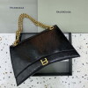 Replica Balenciaga 716332210 Crush Large Chain Bag in Black crushed calfskin aged Black Hardware 10
