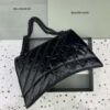Replica Balenciaga 716332210 Crush Large Chain Bag in Black crushed calfskin aged Gold 9
