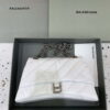 Replica Balenciaga 716393210I Crush Medium Chain Bag in Black crushed calfskin aged Black Hardware 9