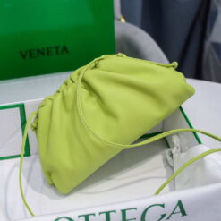 Replica Bottega Veneta 585852 BV Mini Pouch Lemon Green Bag