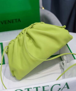 Replica Bottega Veneta 585852 BV Mini Pouch Lemon Green Bag