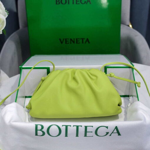 Replica Bottega Veneta 585852 BV Mini Pouch Lemon Green Bag 8