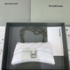 Replica Balenciaga 716351210I Crush Small Chain Bag Quilted in Black metallized crushed calfskin Gold 10