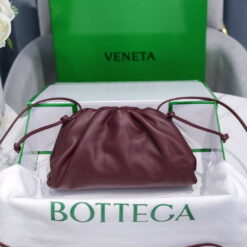 Replica Bottega Veneta 585852 BV Mini Pouch Wine Red Bag