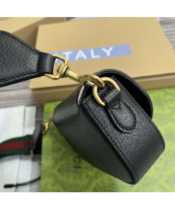 Replica Gucci 727791 Adidas X Gucci Mini Bag Black 2